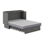 Cassettone letto a scomparsa Chelsea Queen con materasso