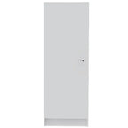 HomeRoots Dispensa O Armadio Da Incasso Bianco Legno 47 - 16.9' X '47.4' X '12.3