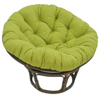 Sedia Papasan in rattan da 42 pollici con cuscino in twill