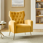 Sedia imbottita Abadiana Accent con base in metallo