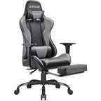 Sedia da gaming con poggiapiedi - Sedia da scrivania ergonomica